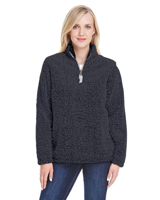 J. America JA8451 - Sudadera con cremallera Epic Sherpa de mujer