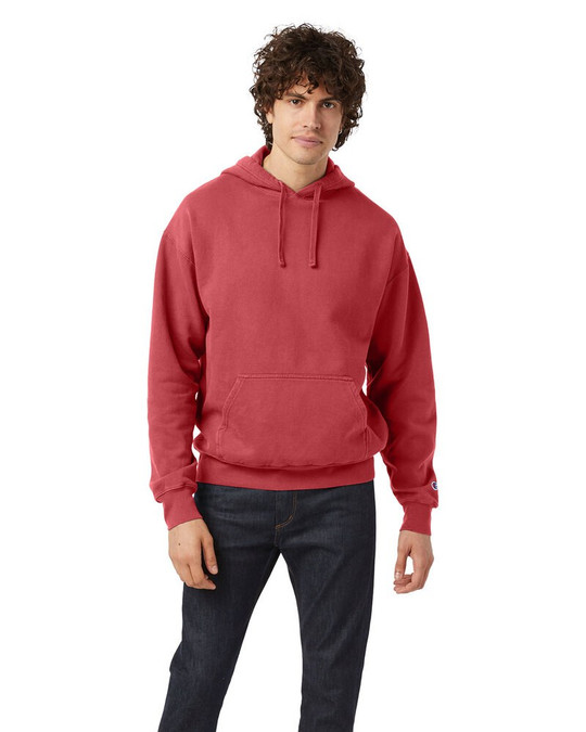Champion CD450 - Sudadera con capucha unisex teñida en prenda