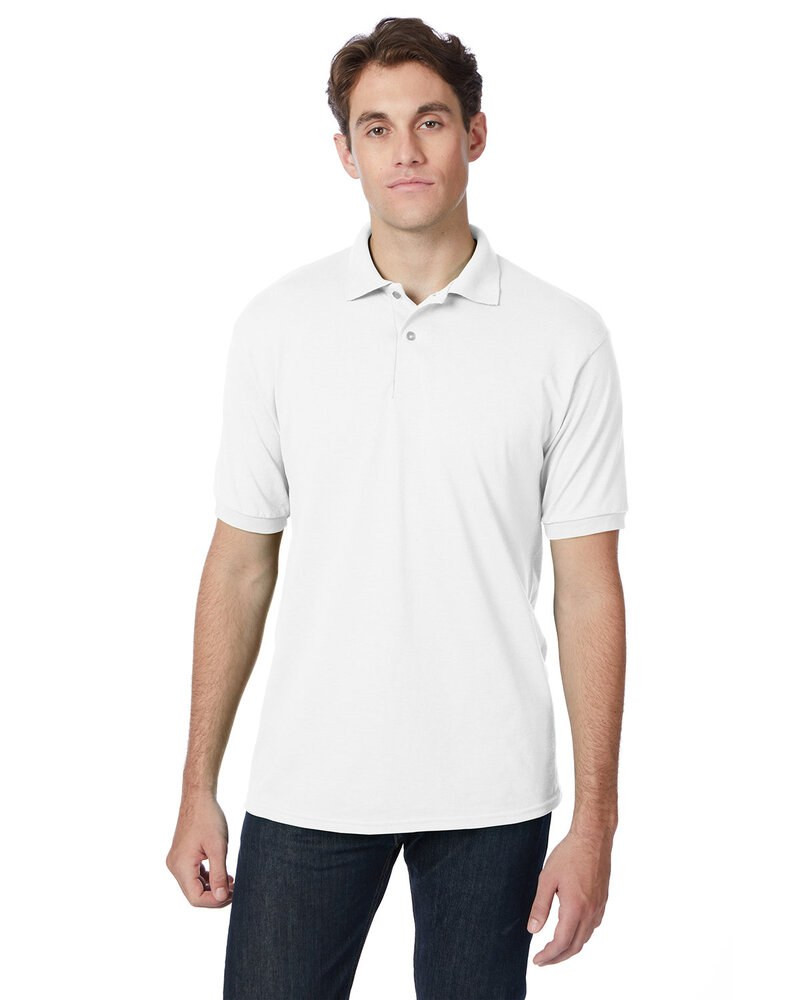 Hanes 054 - Adult EcoSmart® Jersey Knit Polo
