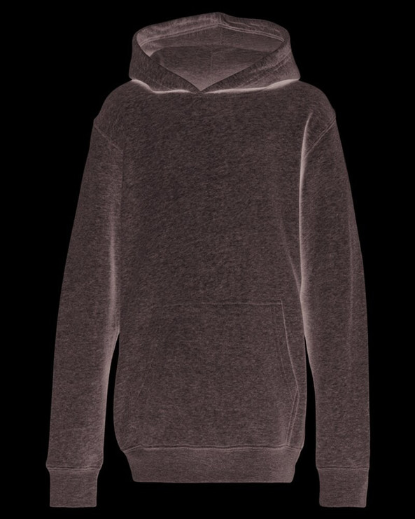J. America 8880JA - Youth Triblend Pullover Hooded Sweatshirt
