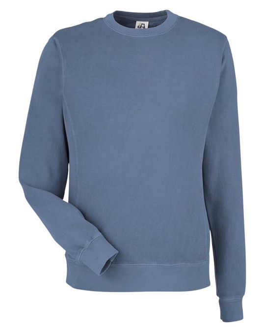 J. America 8731JA - Sudadera polar unisex teñida con pigmentos
