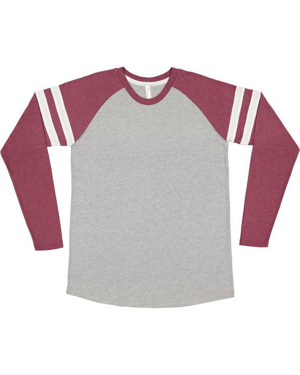 LAT 6934 - Men's Gameday Mash-Up Long Sleeve Fine Jersey T-Shirt