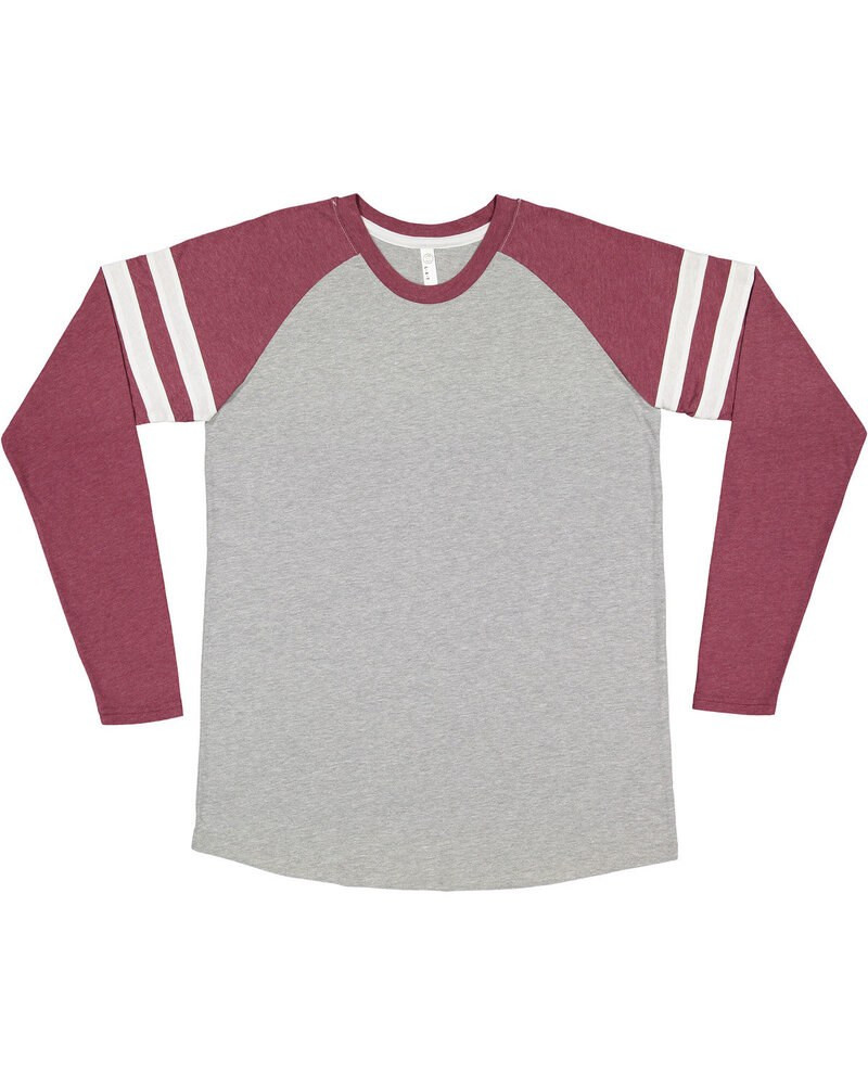 LAT 6934 - Men's Gameday Mash-Up Long Sleeve Fine Jersey T-Shirt