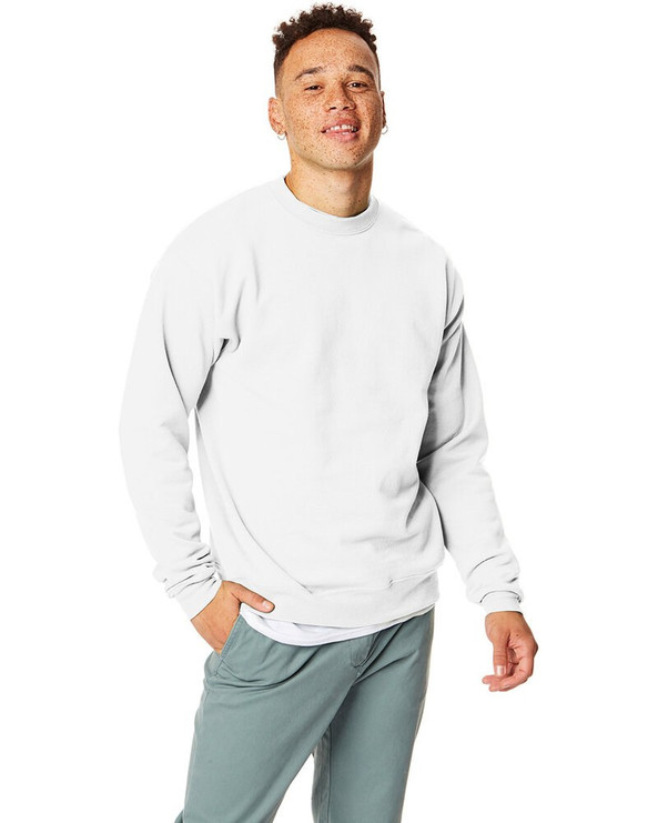 Hanes P1607 - Sudadera unisex Ecosmart® de cuello redondo