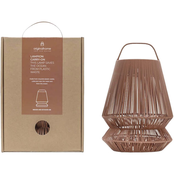 Originalhome 124491 - Lampion gerecyclede draagbare lampenkap