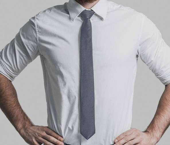 KARLOWSKY KYAK2 - Classic plain coloured tie