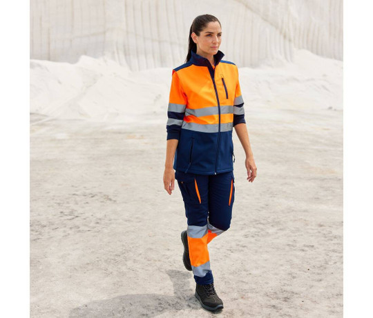VELILLA V35906 - GILET SOFTSHELL BICOLORE