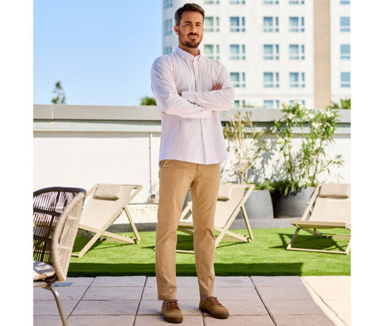 VELILLA V4310S - CHINO STRETCH TROUSERS