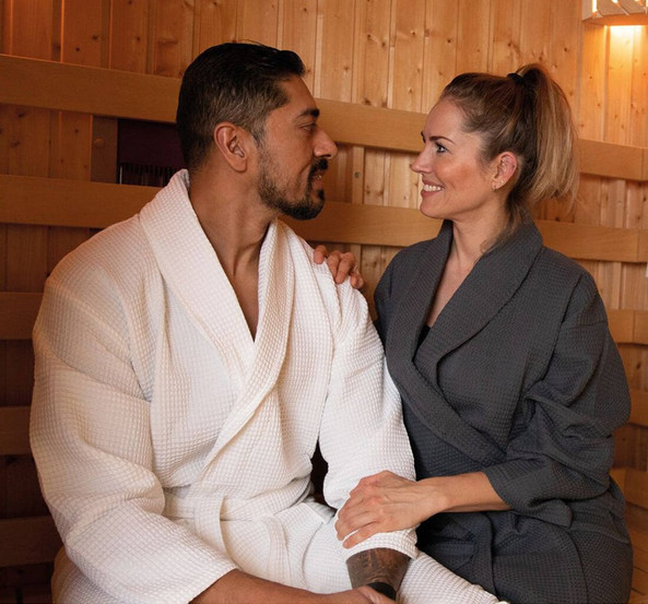 THE ONE TOWELLING OTWBA - VAFFEL BADKÅPE