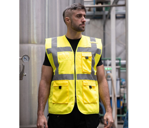KORNTEX KX235 - PADDED COMFORT EXECUTIVE SAFETY VEST "WISMAR"
