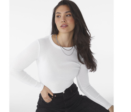 Bella+Canvas BE1501 - WOMEN'S MICRO RIB LONG SLEEVE BABY TEE