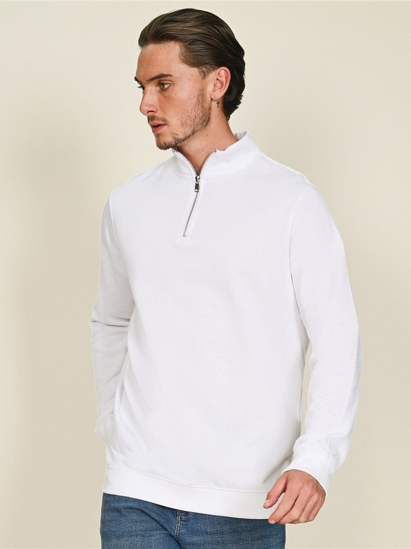 Casual Classics CRBSW50 - Casual Ringspun Blended 280 Core Quarter Zip Sweat