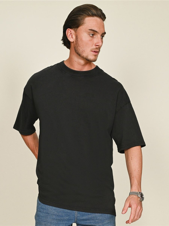 Casual Classics CRBTAC30 - Casual Ringspun 150 Acid Wash Oversize Extended Neck T