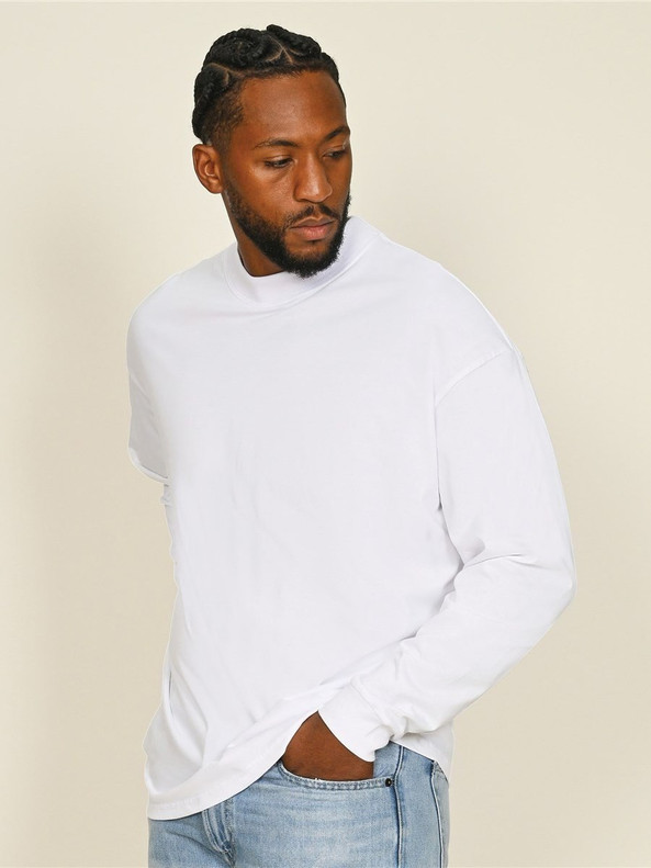 Casual Classics CRBT450 - Casual Ringspun Combed 180 Oversize Extended Neck Long Sleeve T