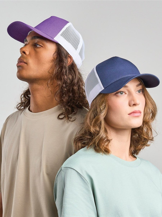 Atlantis ACRPCT - Atlantis Rapper Cotton S 5 Panel Sustainable Trucker Cap