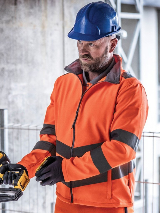 Regatta Professional RTRA712 - Regatta Pro Contract Hi Vis Ablaze 2 Layer Softshell