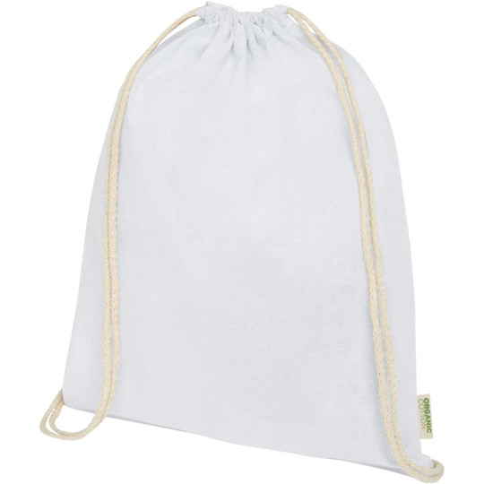 Sac refermable à cordon Odisha de 5 L bio certifié OCS 140 g/m²   - EgotierPro 120781
