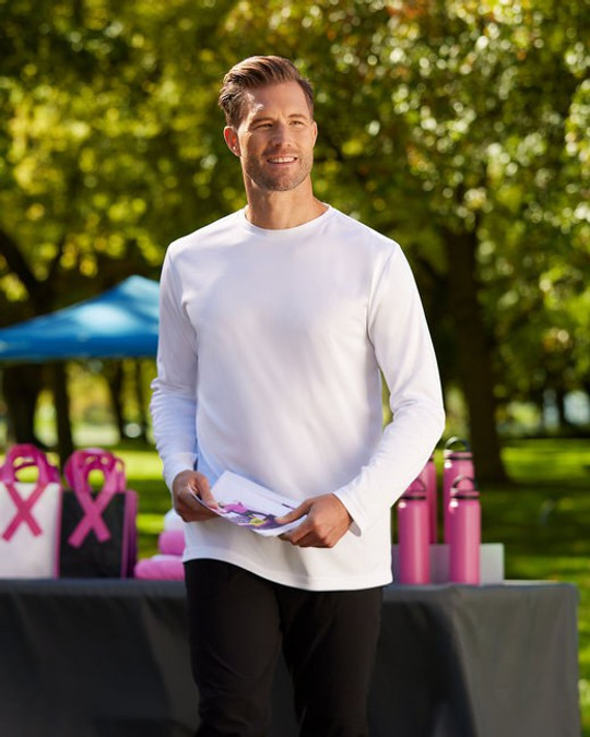 CORE365 CE10L - T-Shirt unisexe Capital Long-Sleeve Performance