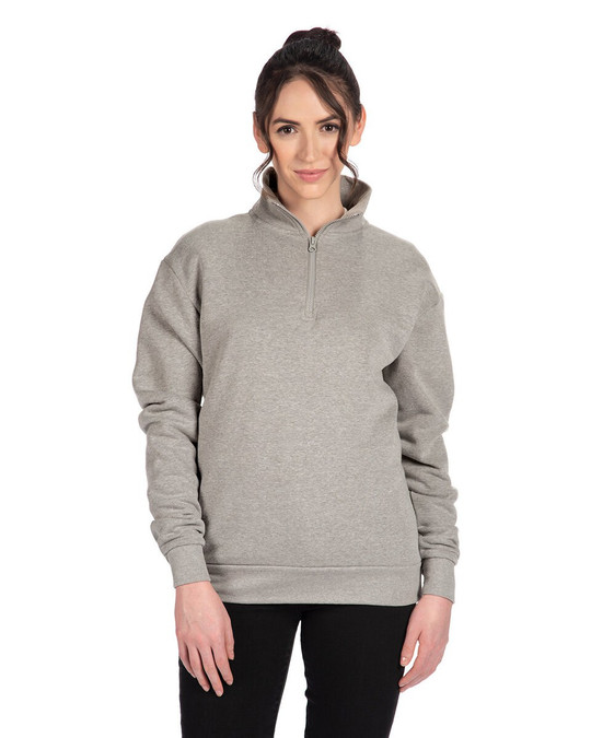 Next Level 9643 - Quarter-Zip polaire unisexe