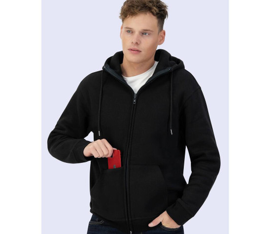 STARWORLD SW240 - ORGANIC COTTON ZIPPED HOODIE