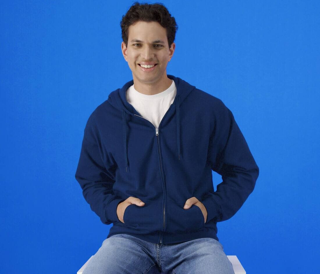 GILDAN GNSF60 - Unisex Hoodie mit Reißverschluss