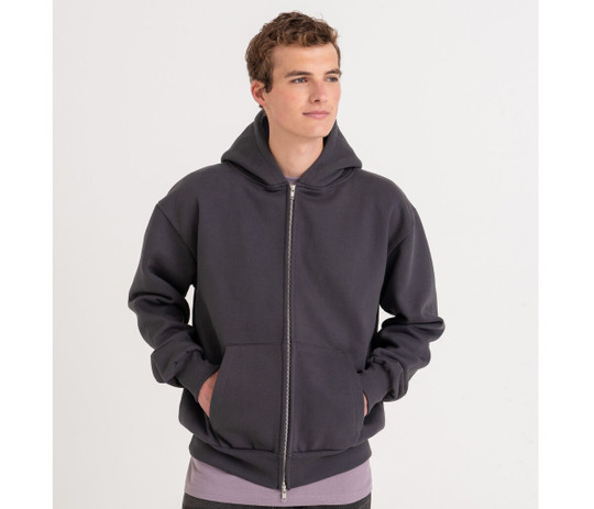 AWDIS JH125 - Schwerer Kapuzenpullover mit Reißverschluss
