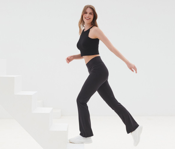 SKINNIFIT SK428 - WOMEN'S FLARED LEGGINGS