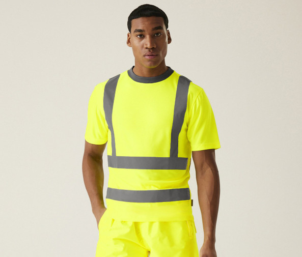 REGATTA RGS270 - HI-VIS PRO CONTRACT T-SHIRT