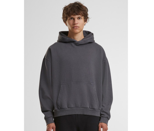 BUILD YOUR BRAND BY294 - STONEWASH HEAVY HOODIE