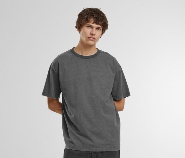 BUILD YOUR BRAND BY307 - STONEWASH HEAVY LOOSE TEE