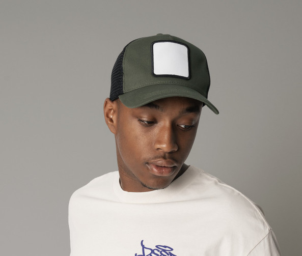BEECHFIELD BF636 - APPLIQUÉ PATCH 5 PANEL TRUCKER