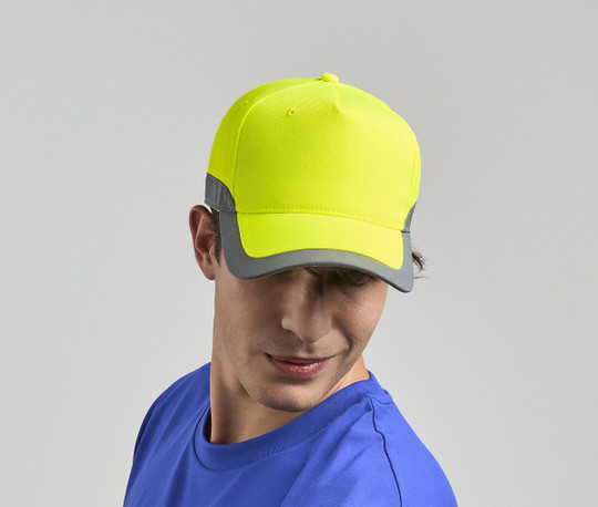 ATLANTIS HEADWEAR AT296 - 5-Panel-Cap mit hoher Sichtbarkeit