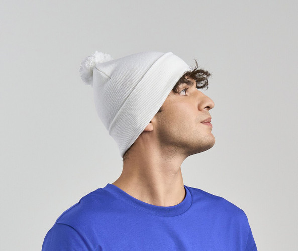 ATLANTIS HEADWEAR AT309 - Beanie with cuff and pompom