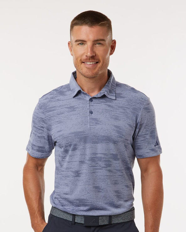 Adidas A2005 - Ultimate365 Textured Stripe Polo