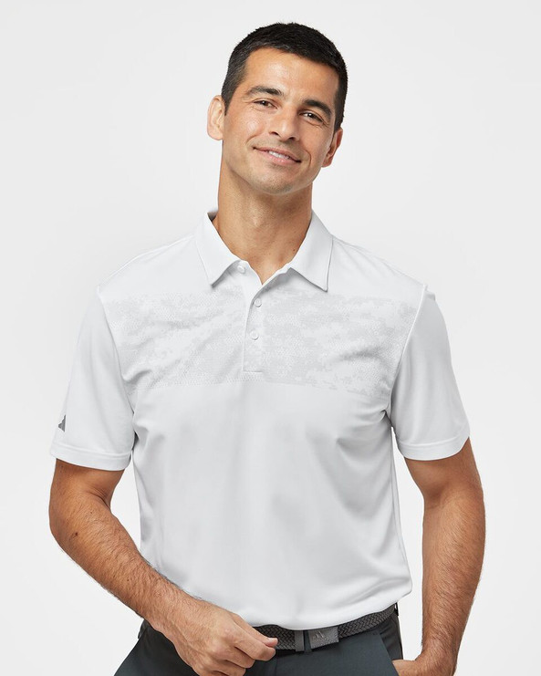 Adidas A585 - Camo Chest Print Polo