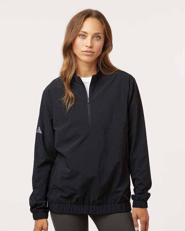 Adidas A706 - Jersey de mujer con media cremallera tejida
