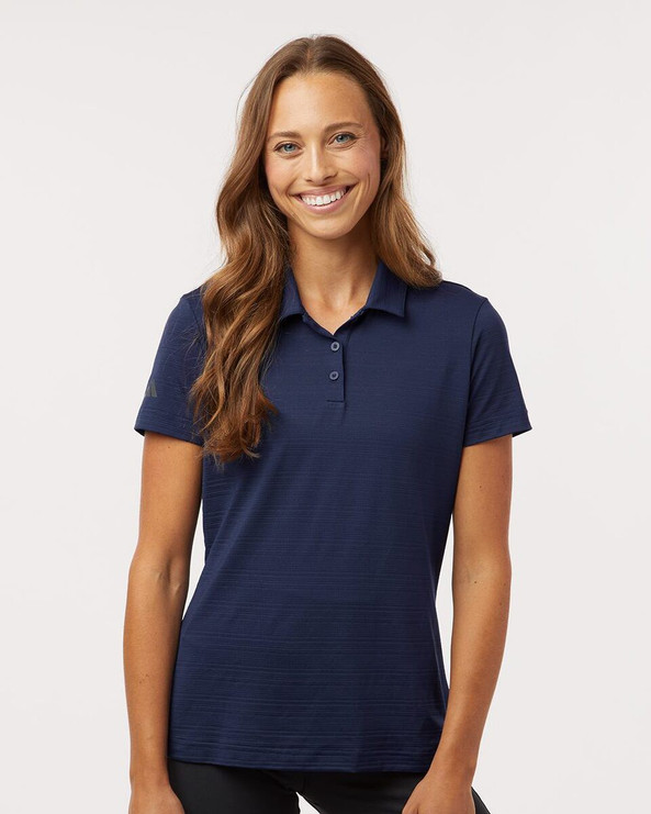 Adidas A707 - Women's Textured Stripe Polo