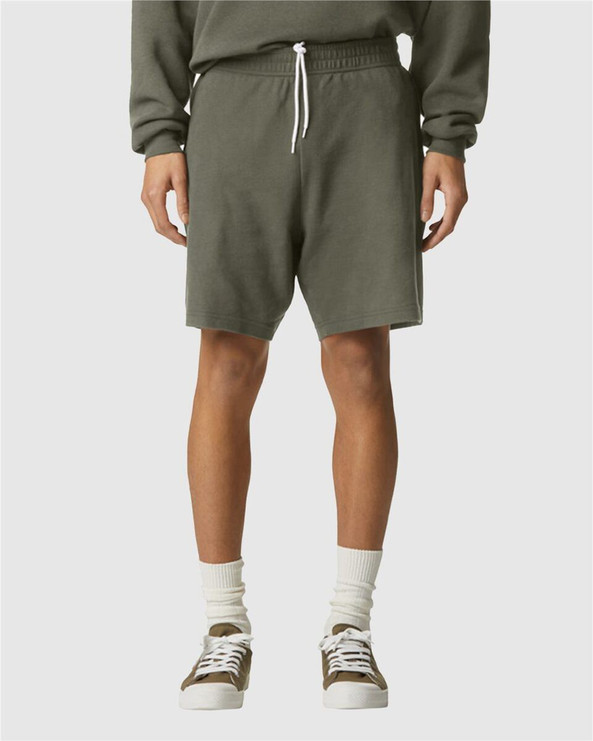 American Apparel 2PQ - Pantalones cortos de gimnasia unisex de piqué