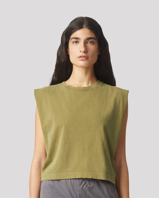 American Apparel 307GD - Camiseta musculosa de mujer teñida en prenda