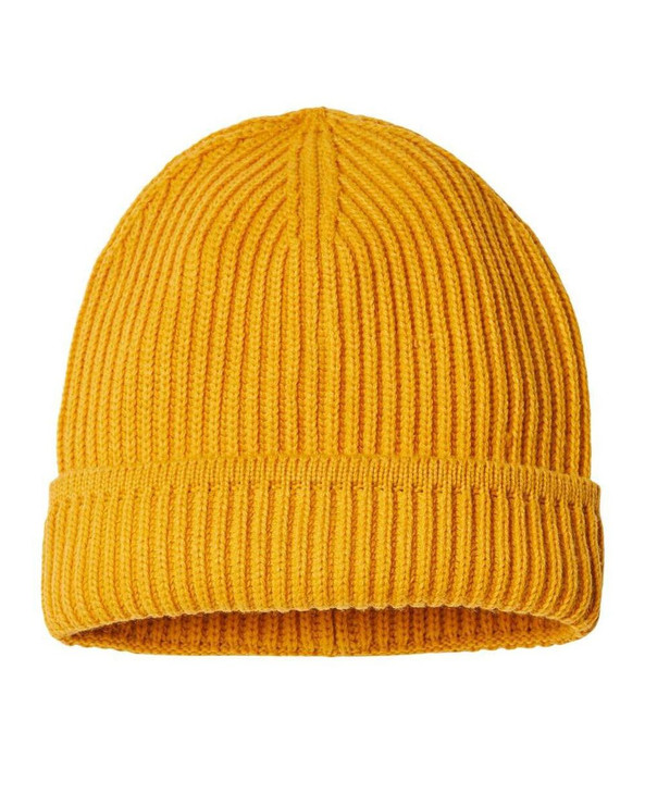 Atlantis Headwear MAPLE - Gorro con puño y borde de acabado sostenible