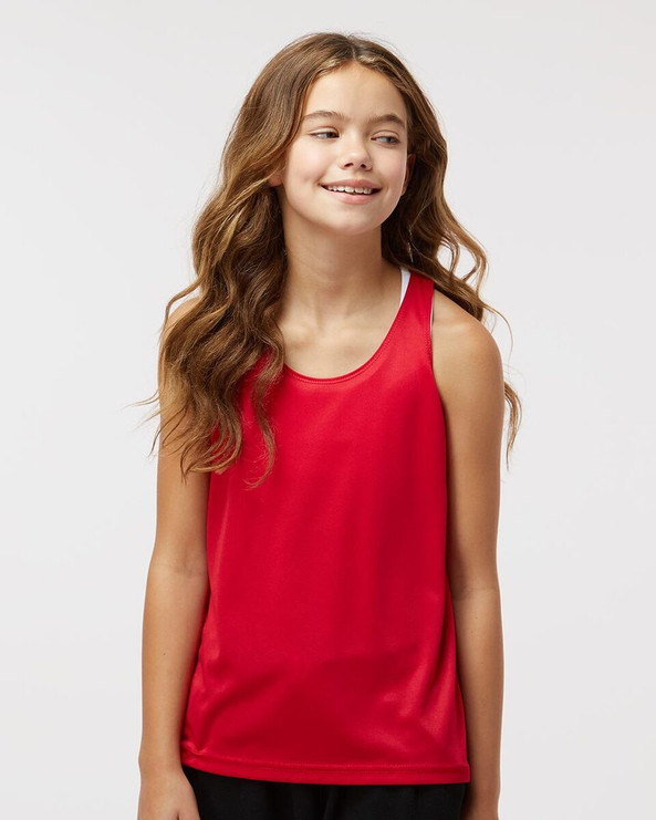 Badger 2166 - Camiseta de tirantes B-Core Racerback para niña