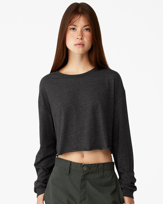 Bella+Canvas 6501 - FWD Fashion Women's Crop Long Sleeve Tee