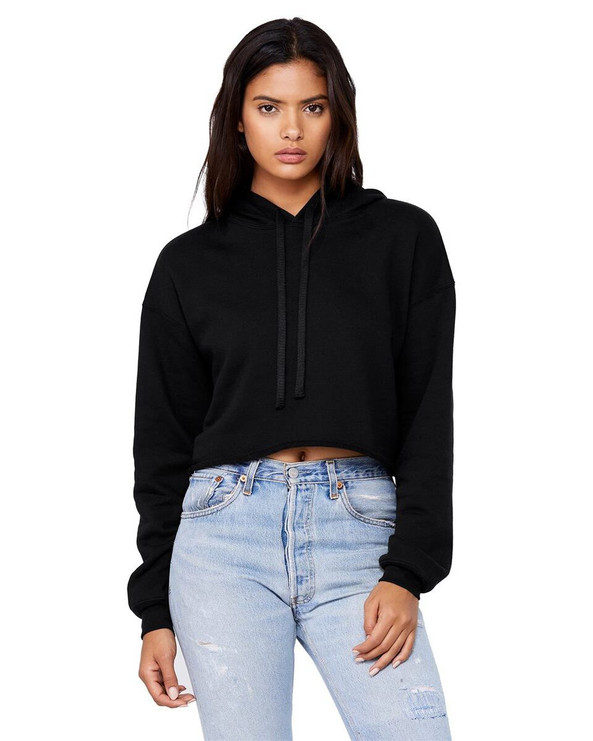 Bella+Canvas 7502 - Women's Crop Fleece Hoodie