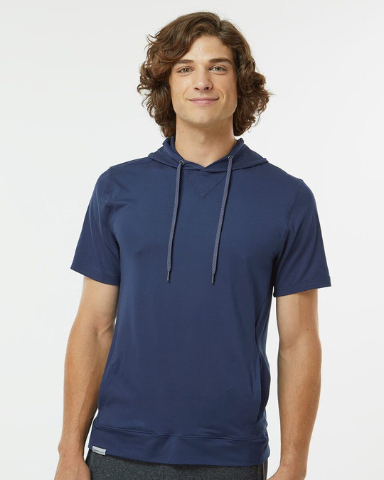 Holloway 222505 - Eco Revive™ Ventura Sudadera de punto suave de manga corta con capucha
