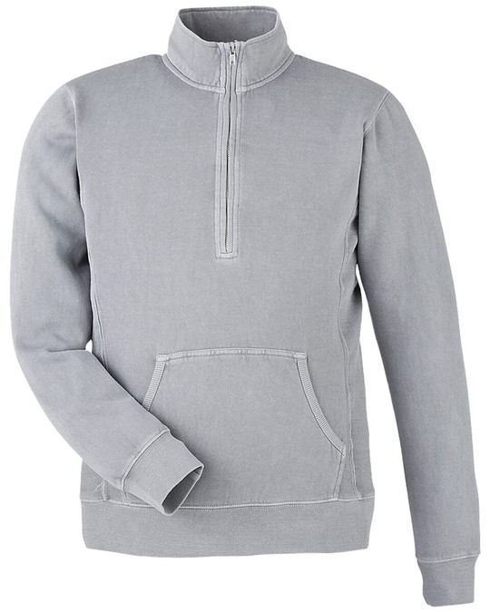 J. America 8732 - Jersey con cremallera y forro polar teñido en pigmento