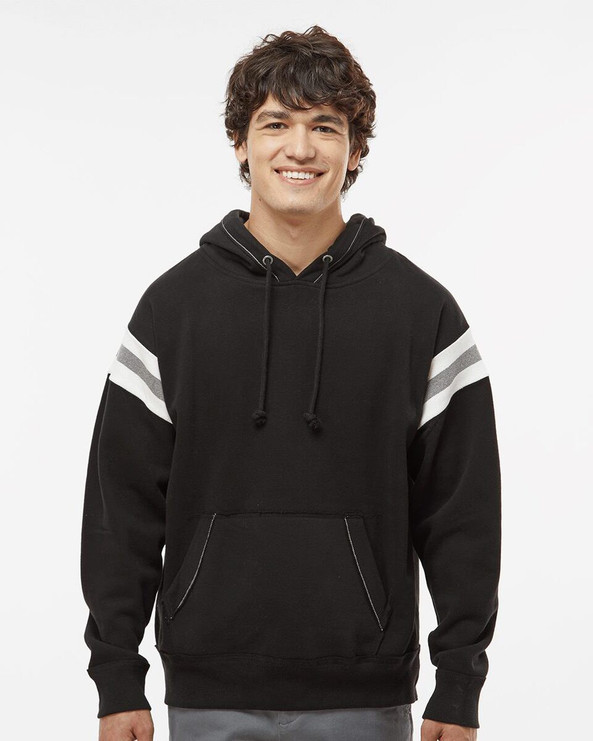J. America 8847 - Vintage Athletic Hooded Sweatshirt
