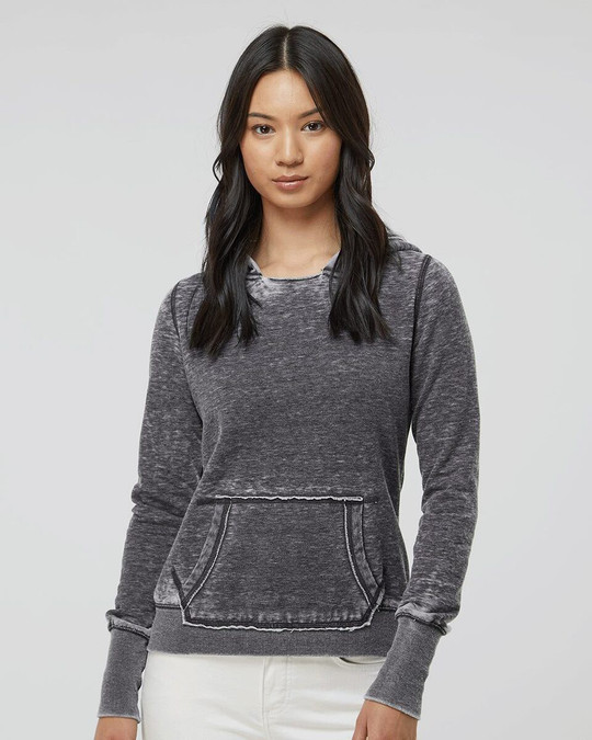 J. America 8912 - Sudadera con capucha Zen Fleece de mujer