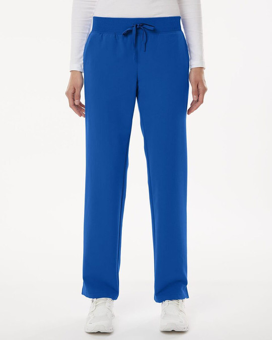 Jaanuu W20001P - Pantalón médico Xenos Essential con cintura de punto, mujer - Tallas pequeñas