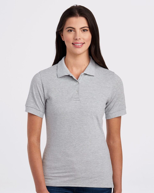 JERZEES 443W - Polo de piqué de mujer 100% algodón hilado en anillos
