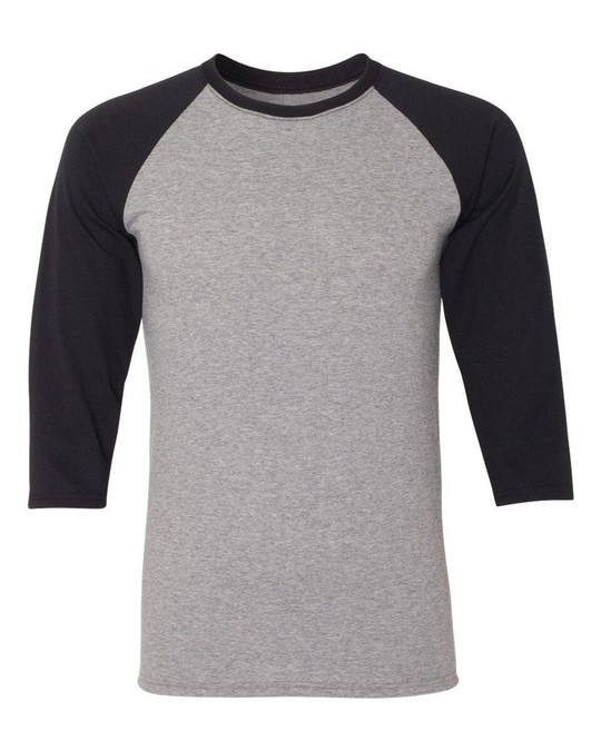 JERZEES 601RR - Camiseta de béisbol Triblend Three-Quarter Raglan